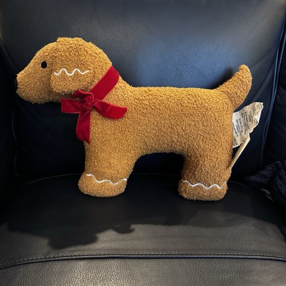 NEW Target Bullseye Gingerbread Dog Pillow Christmas Cottage Core Holiday 2025 - Picture 15 of 16